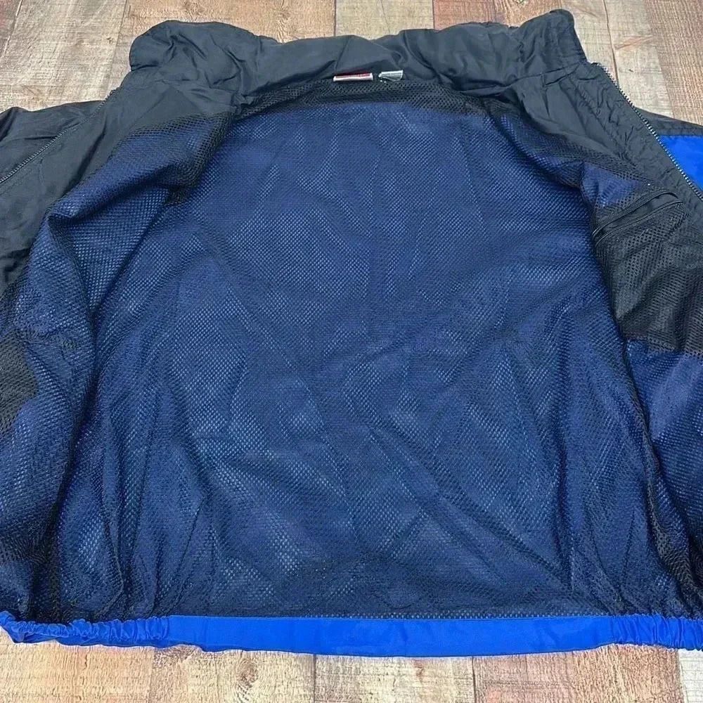 Vintage Marlboro Windbreaker Jacket Blue Full Zip Hooded Men’s - Picture 6 of 12